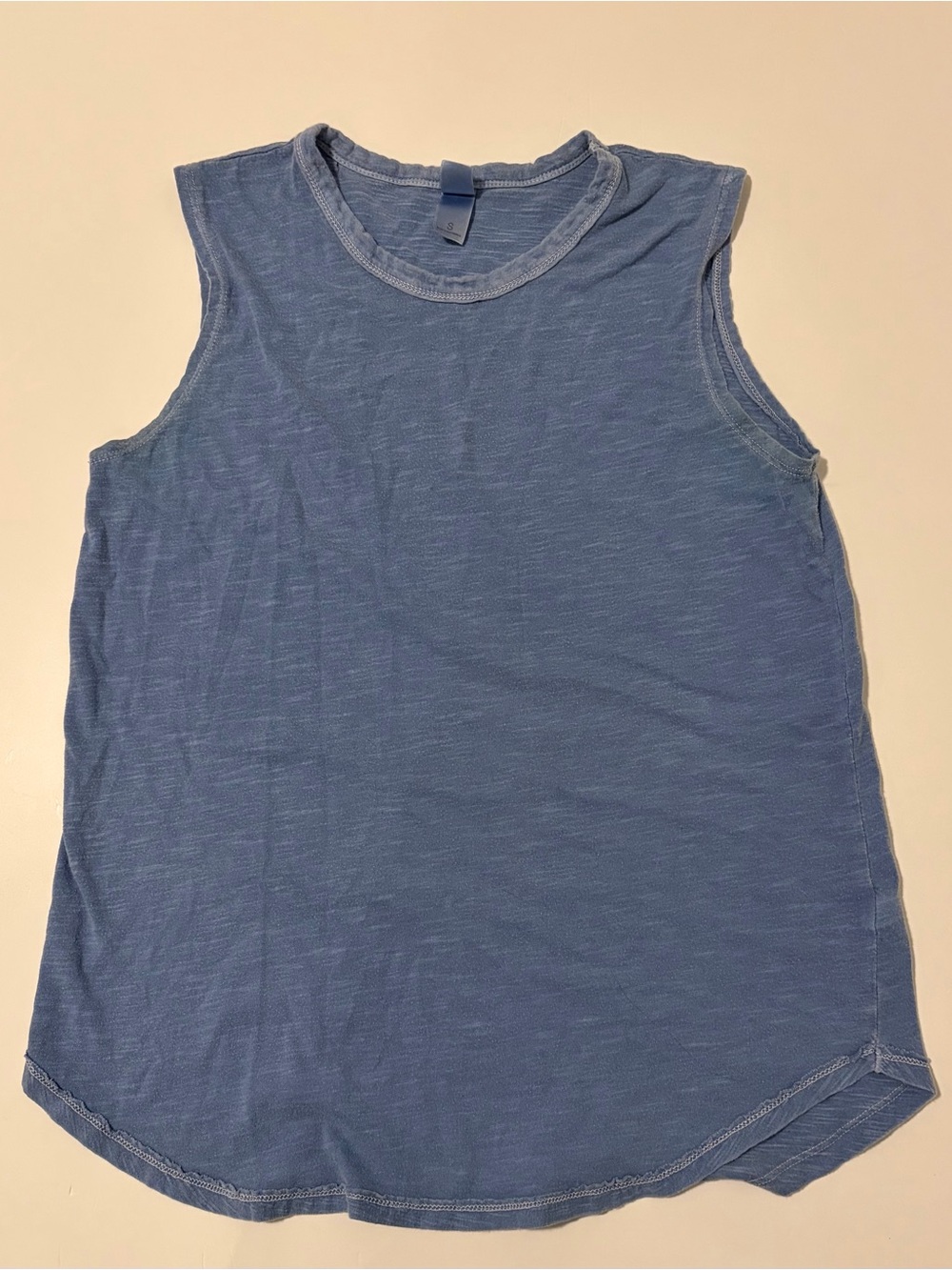 Alternative Washed Indigo Muscle Tee in Blue